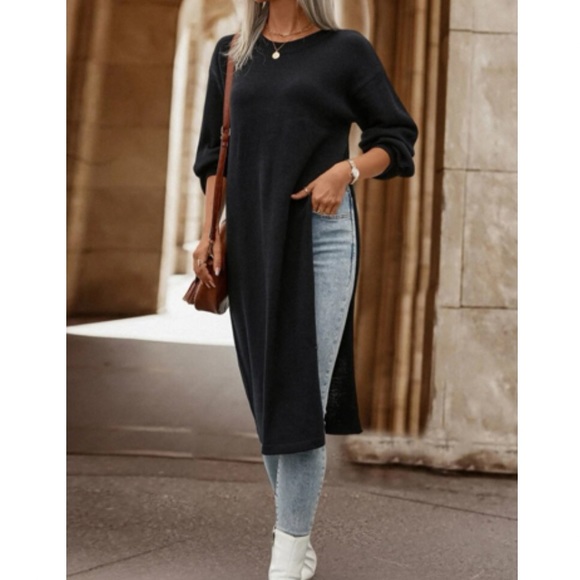 Luxe slit thigh sweater - Picture 4 of 6